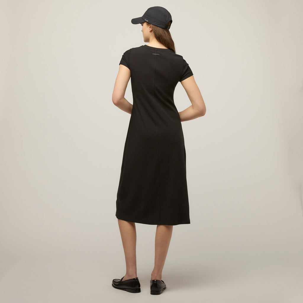 Short Sleeve Rib Tee Dress