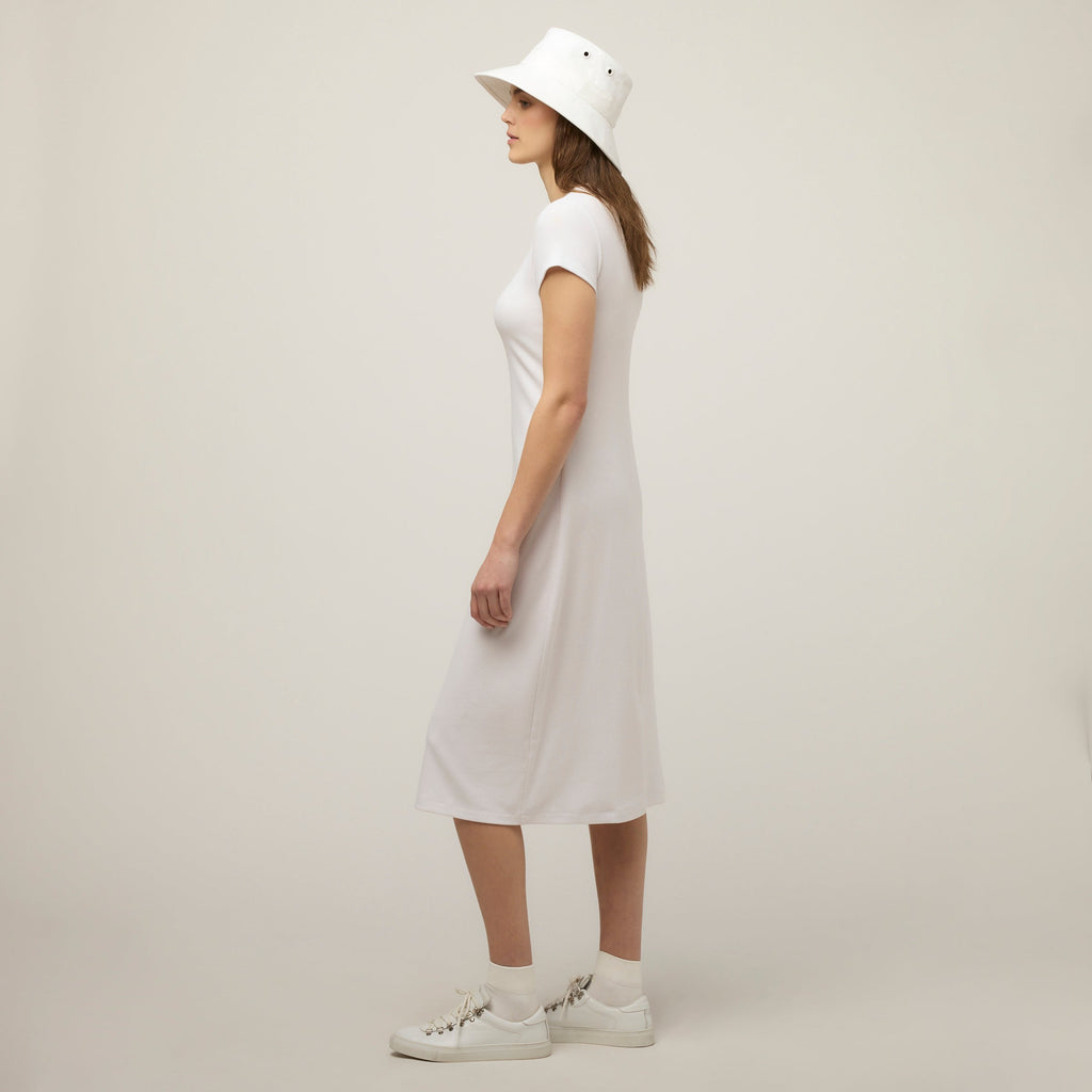 Short Sleeve Rib Tee Dress