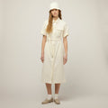 Tencel Cotton Safari Midi Dress