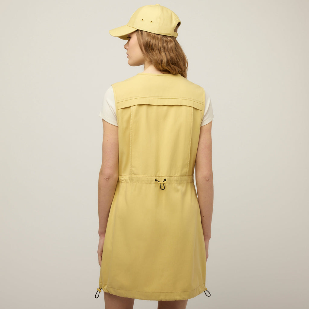 Tencel Cotton Safari Vest Dress