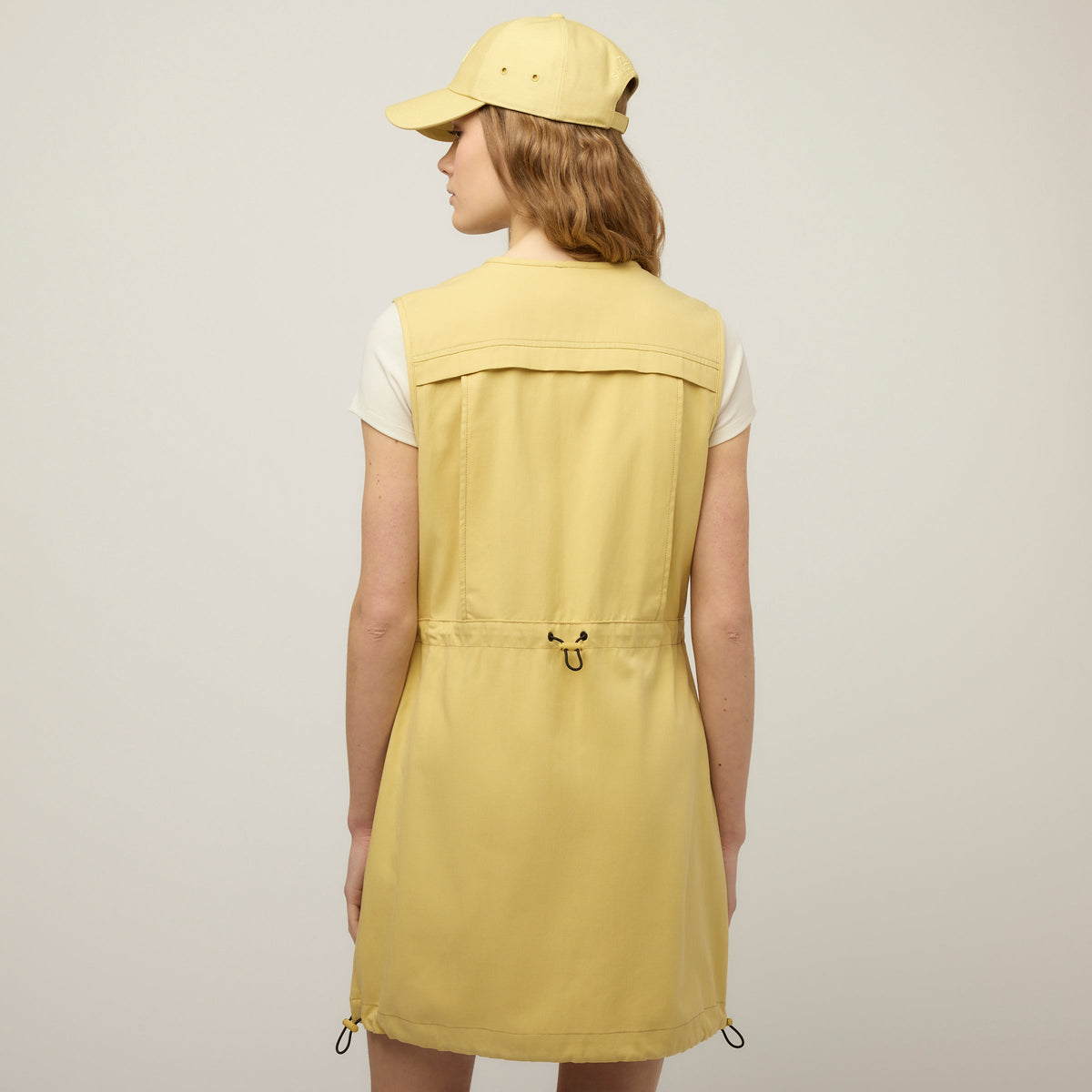 Tencel Cotton Safari Vest Dress