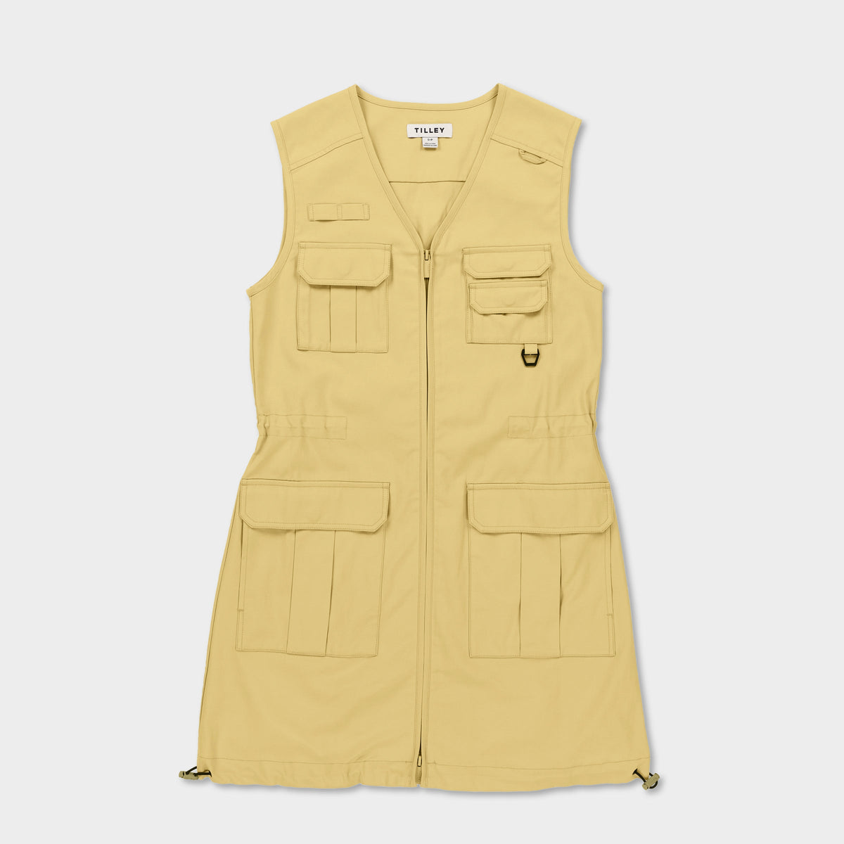 Tencel Cotton Safari Vest Dress