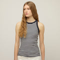 High Neck Rib Tank