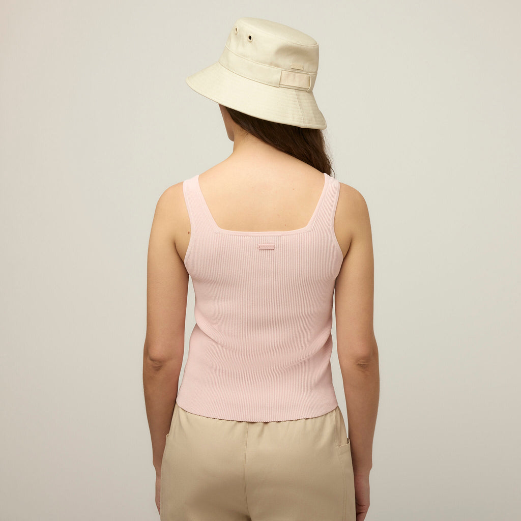 Square Neck Rib Shell