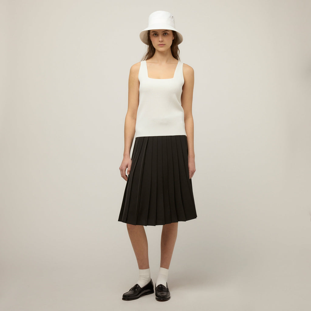 Square Neck Rib Shell