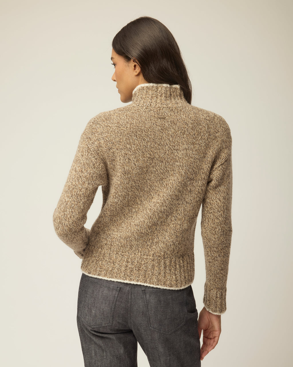 Marled Turtleneck Sweater