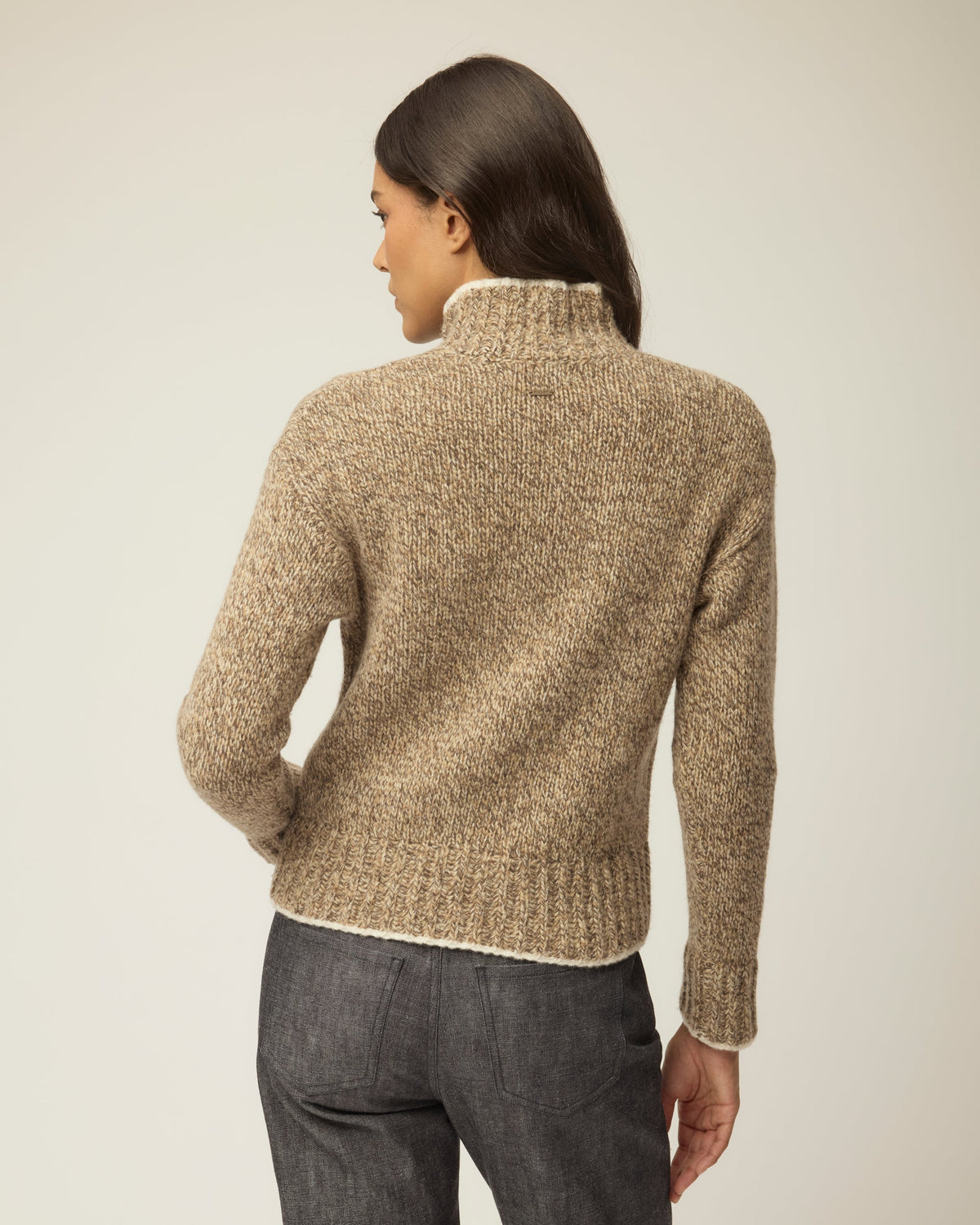 Marled Turtleneck Sweater