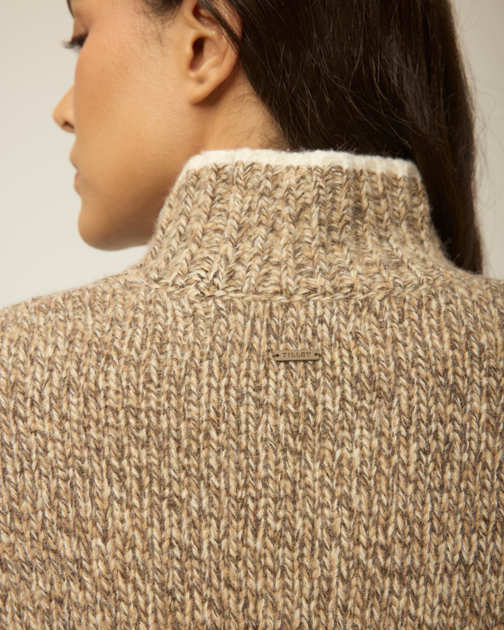 Marled Turtleneck Sweater