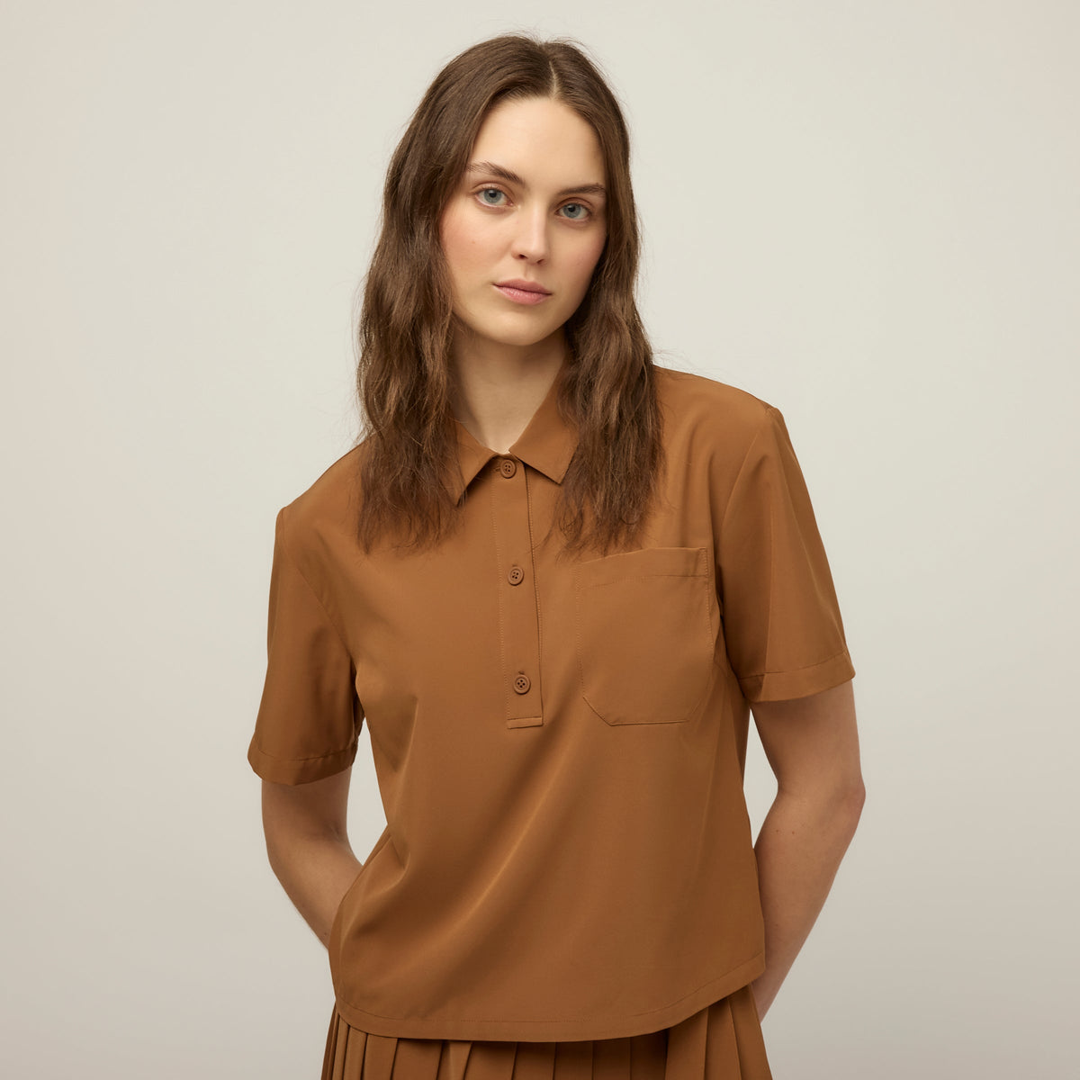 Short Sleeve Tech Slk Polo