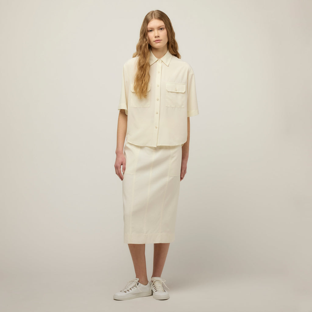 Tech Slk Oversized Short Sleeve Shirt