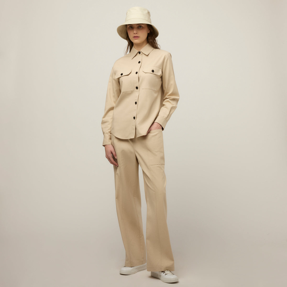 Tencel Cotton Oversized Shirt