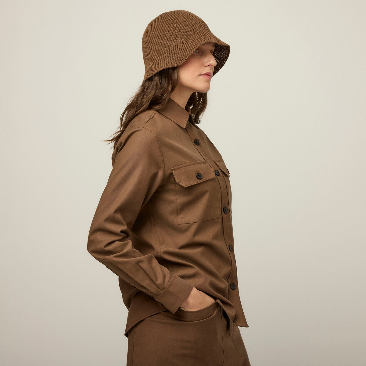 Tencel Cotton Oversized Shirt