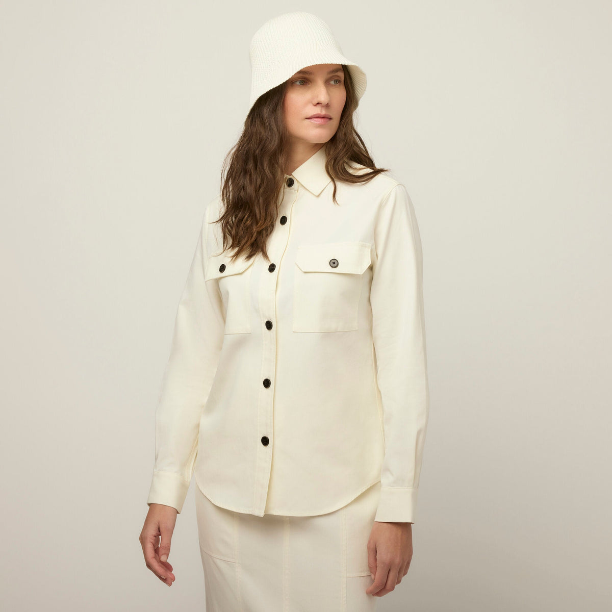 Tencel Cotton Oversized Shirt