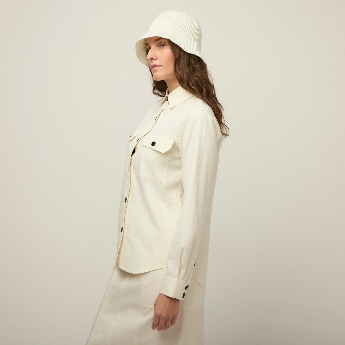 Tencel Cotton Oversized Shirt