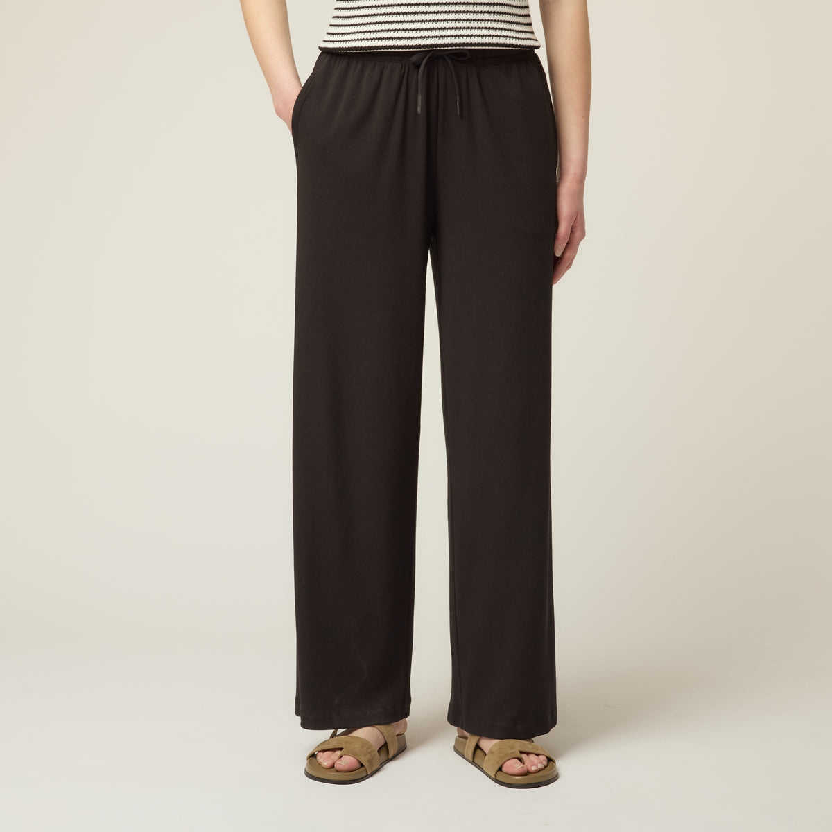 Rib Pull On Pant
