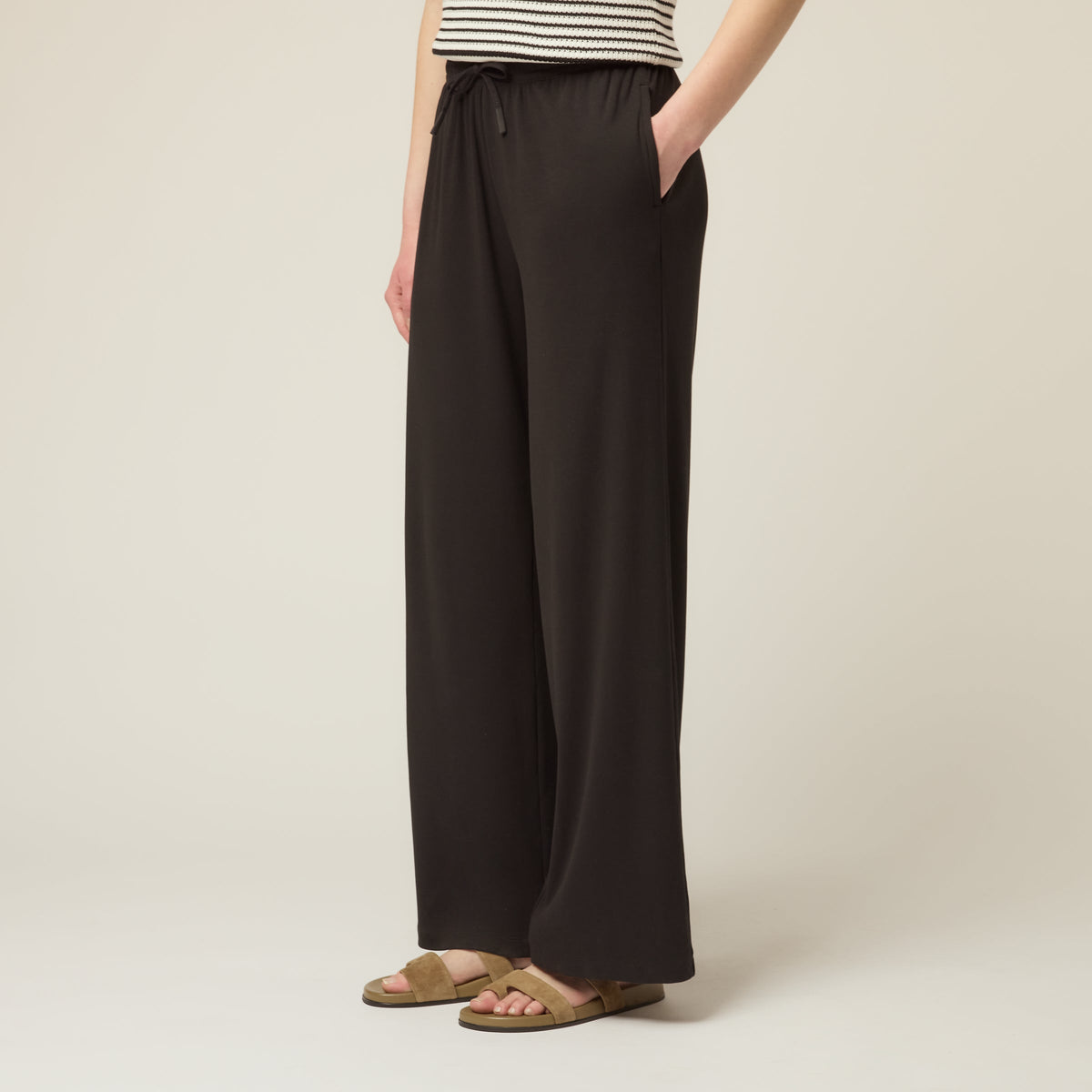 Rib Pull On Pant