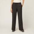 Linen Pull On Straight Pant