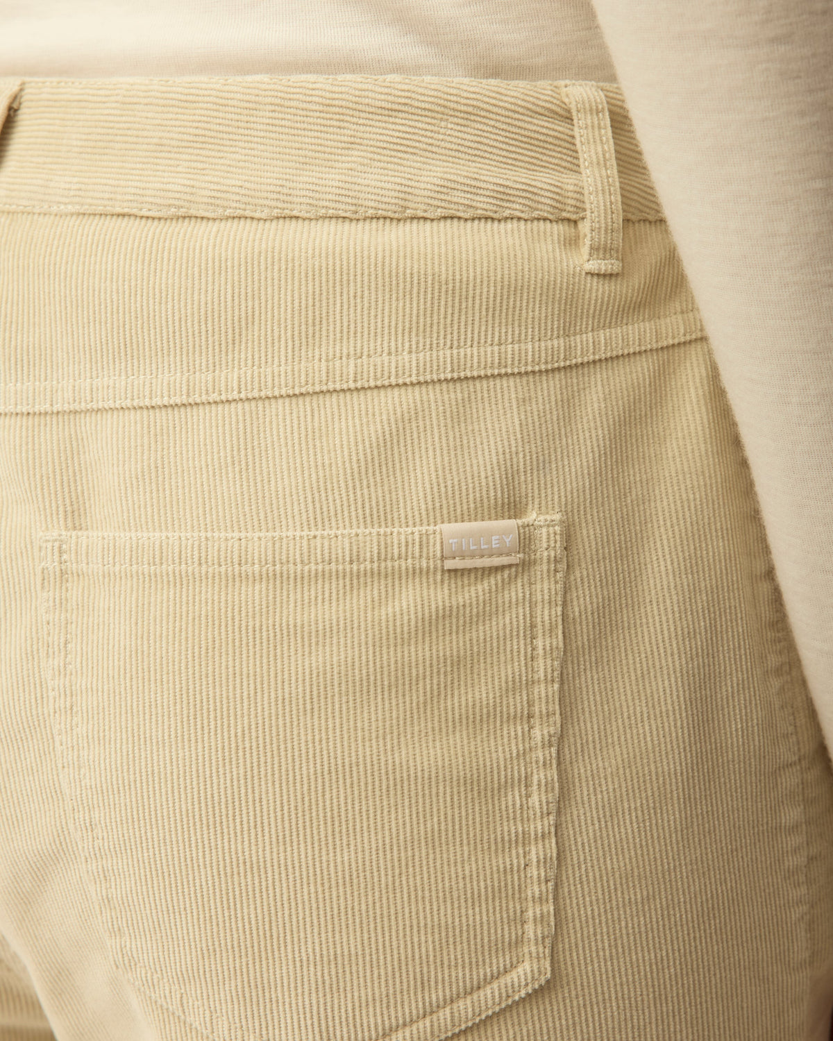 Corduroy Straight Leg Pants
