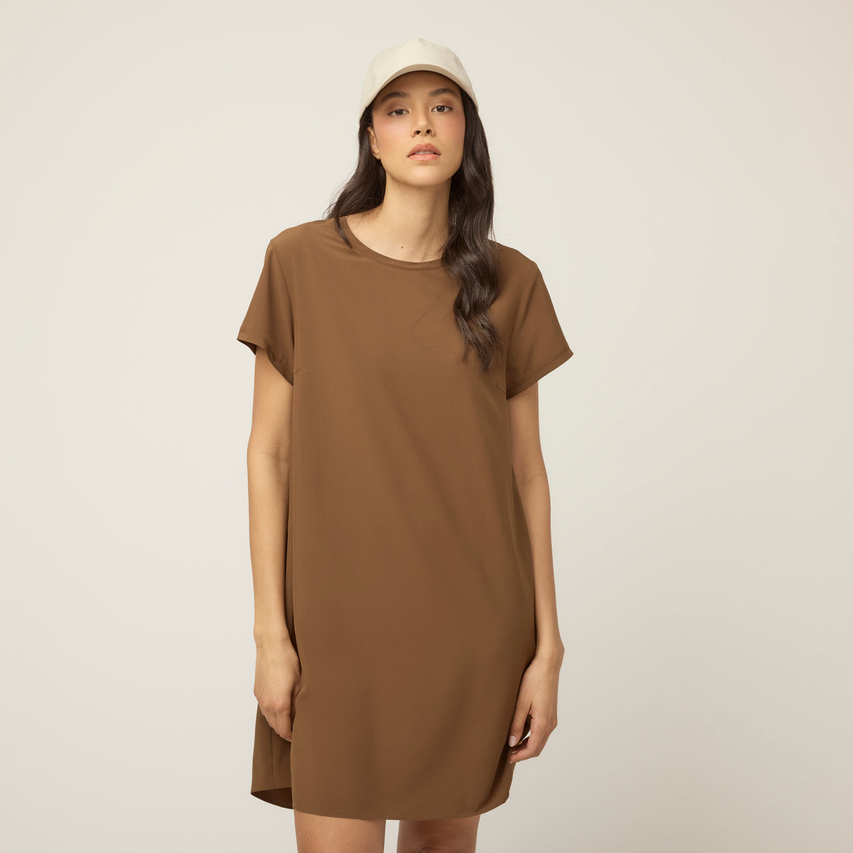 Tech Slk Tee Dress