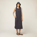 Tech Slk Midi Dress