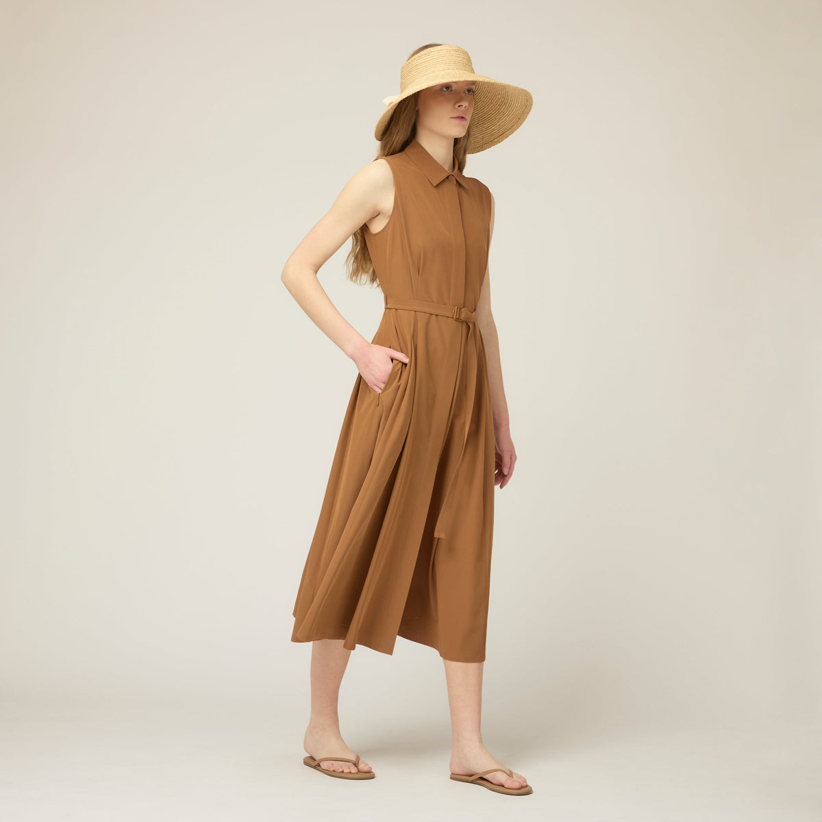 Tech Slk Maxi Dress