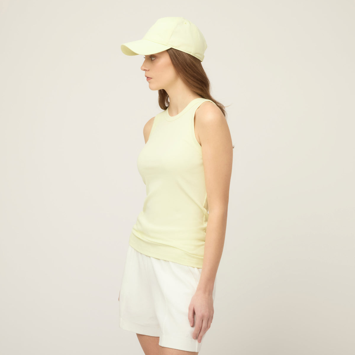 High Neck Rib Tank