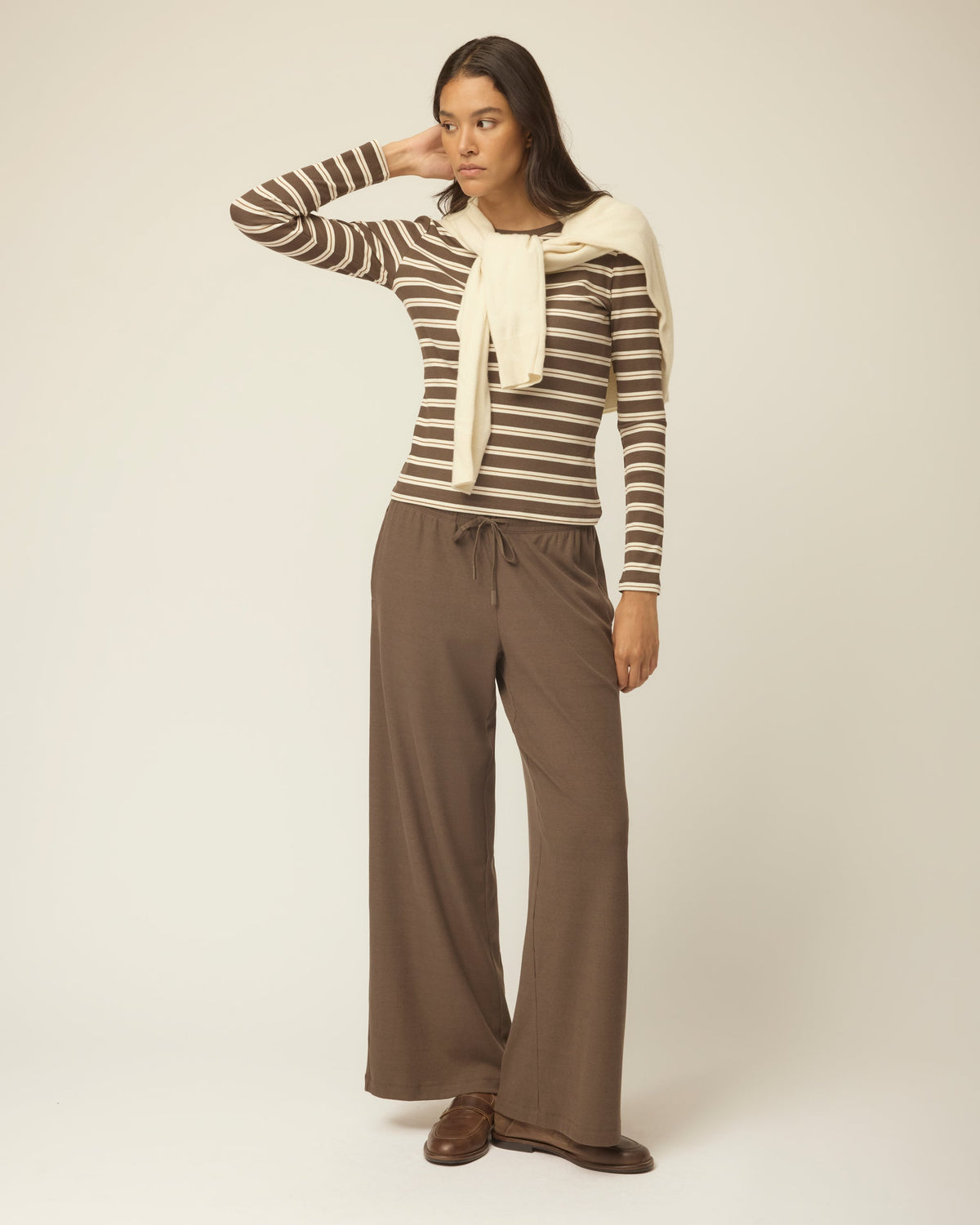 Long Sleeve Tencel Rib Tee