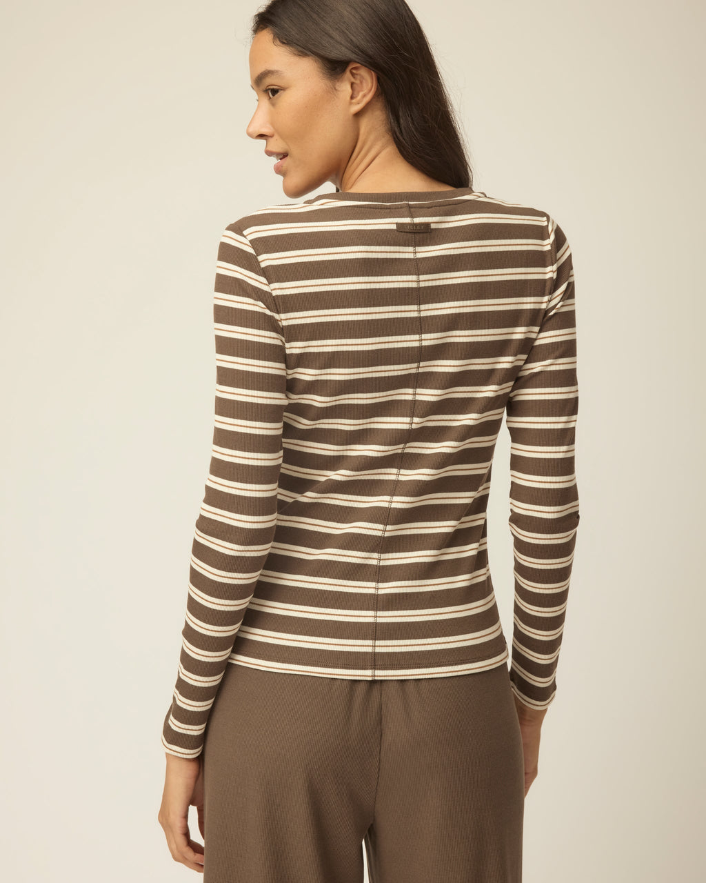 Long Sleeve Tencel Rib Tee