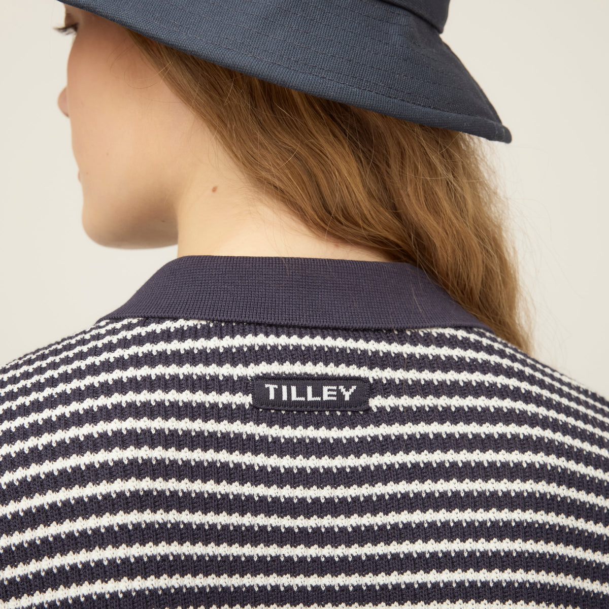 Striped Polo Sweater