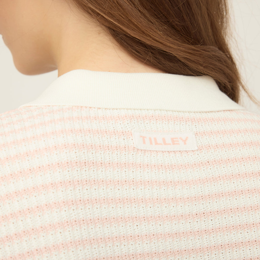 Striped Polo Sweater