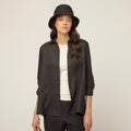 Linen Side Open Shirt
