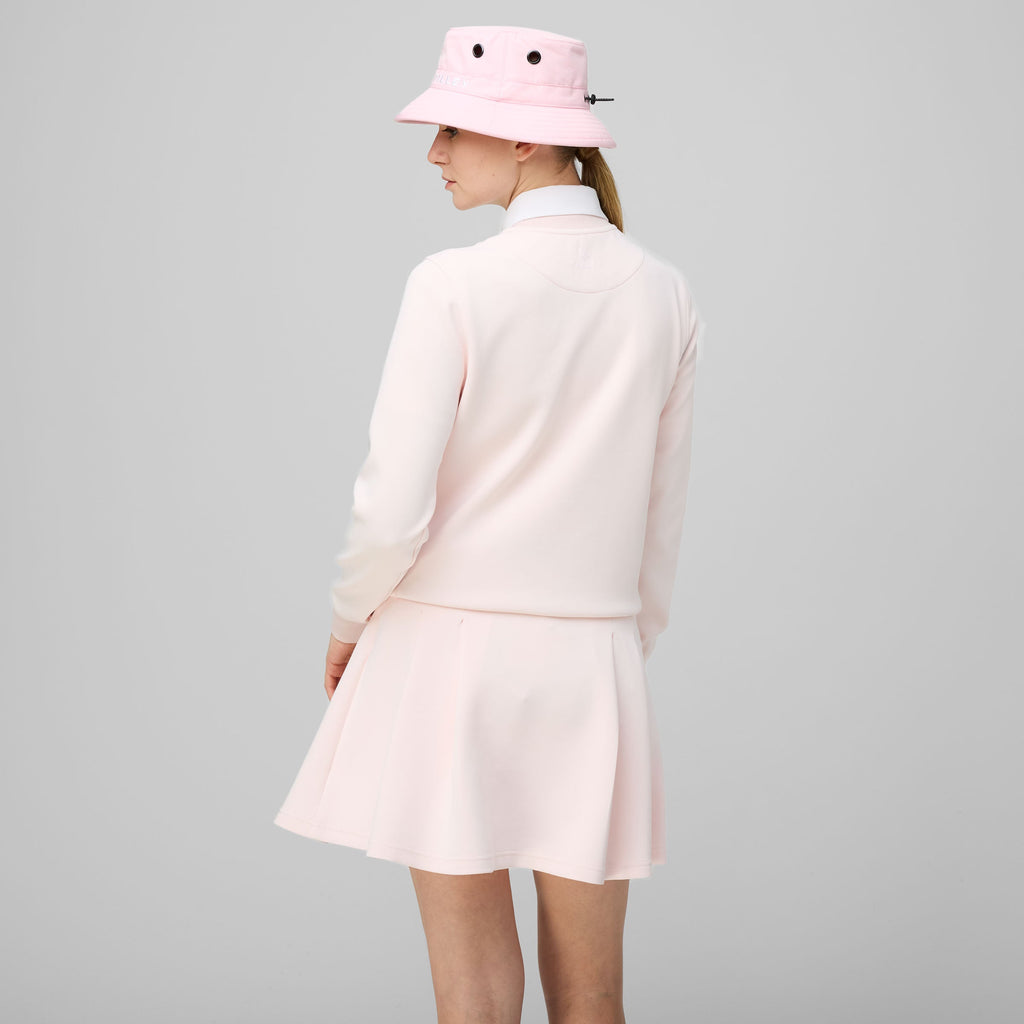 Striped Airloft Pleated Skirt