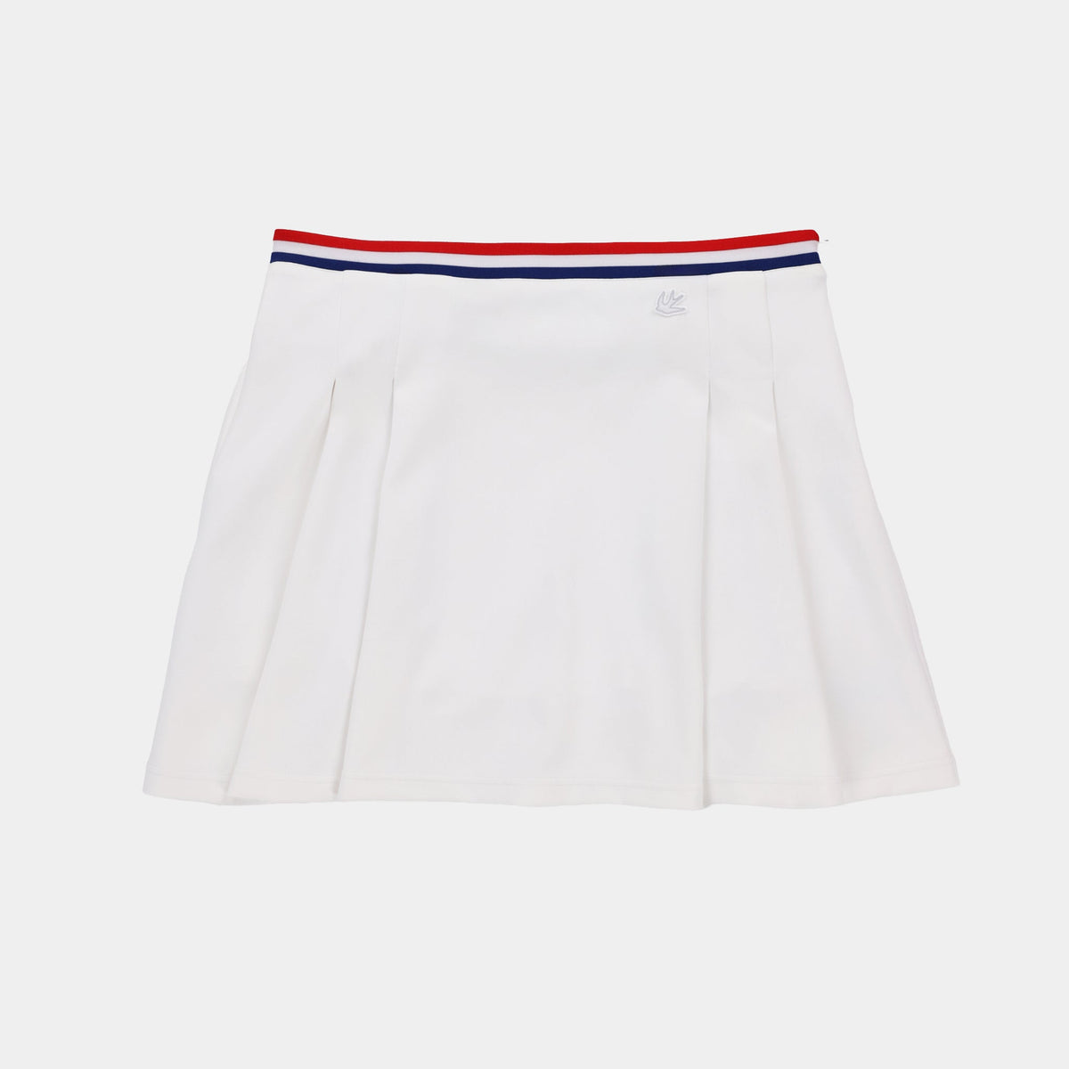 Striped Airloft Pleated Skirt