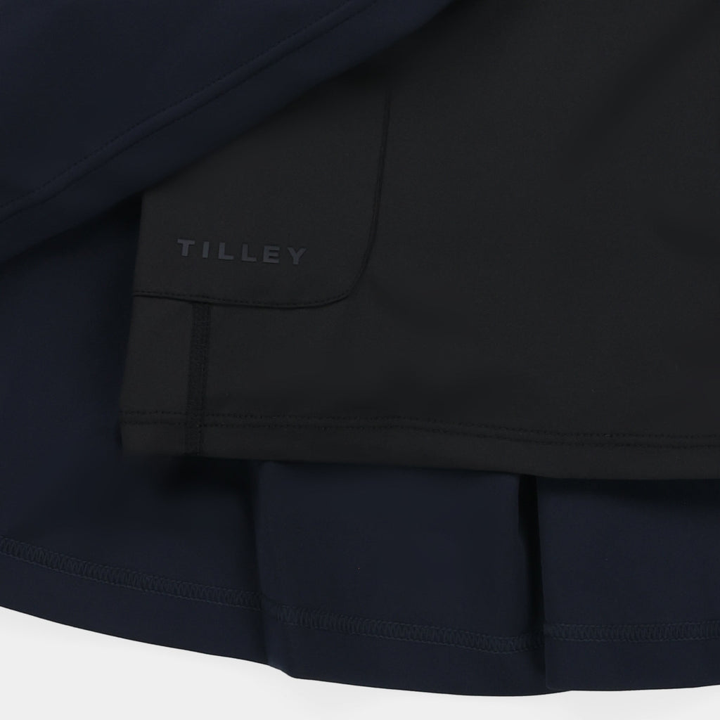 Striped Airloft Pleated Skirt