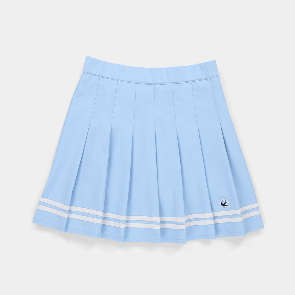 Ribbon Pleated Skirt