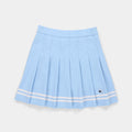 Ribbon Pleated Skirt