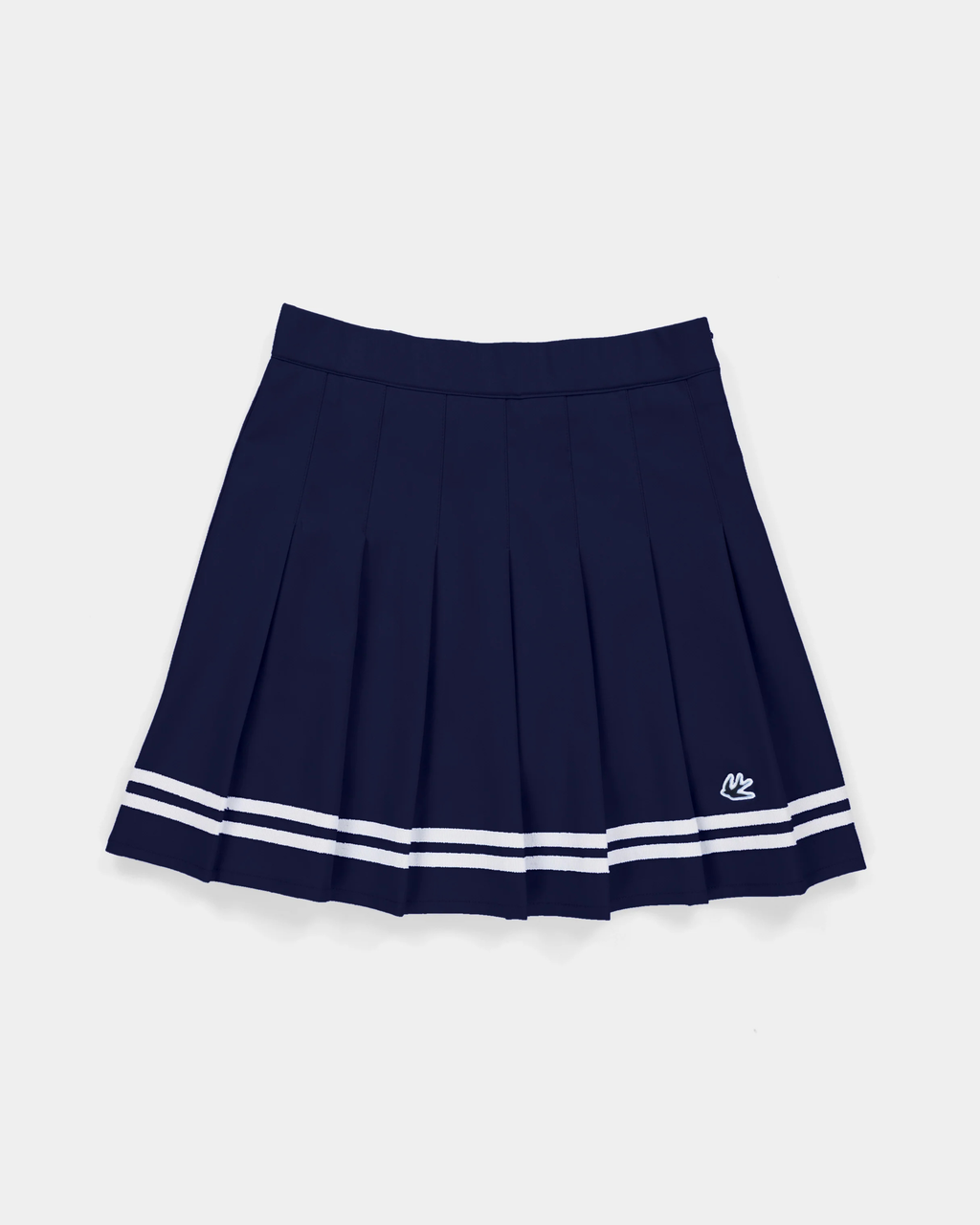 Ribbon Pleated Skirt