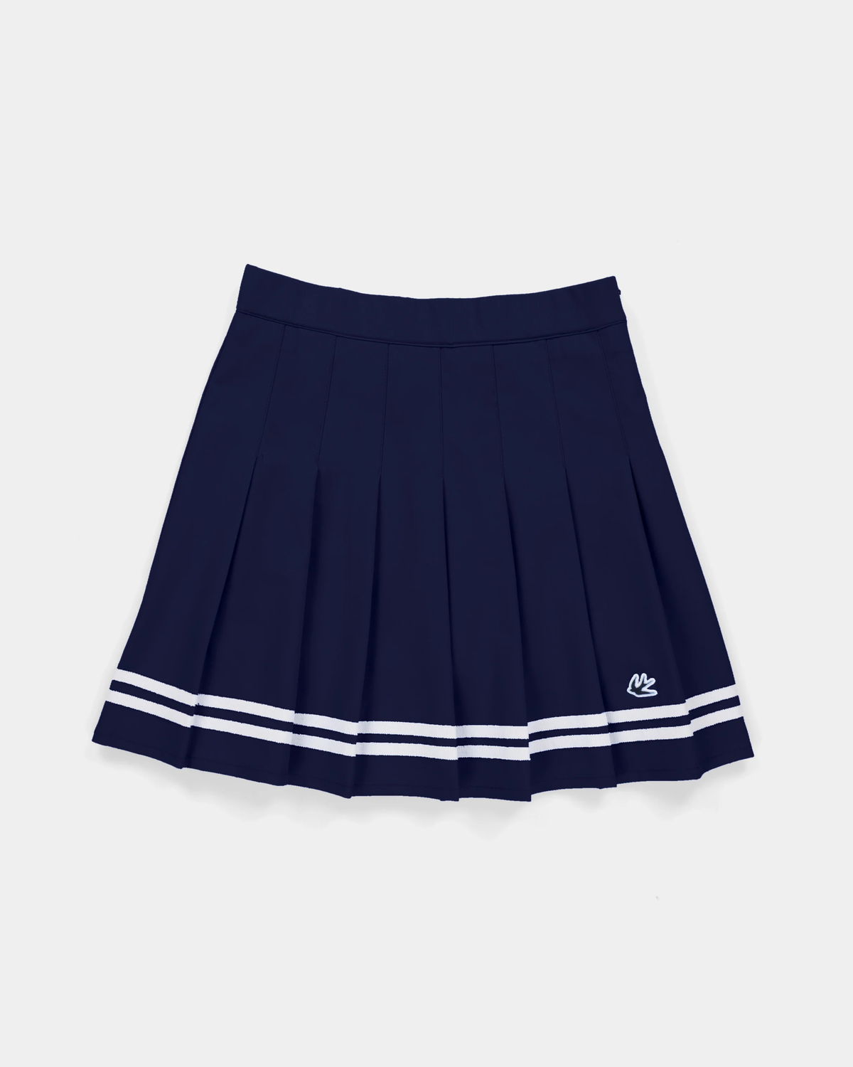 Ribbon Pleated Skirt