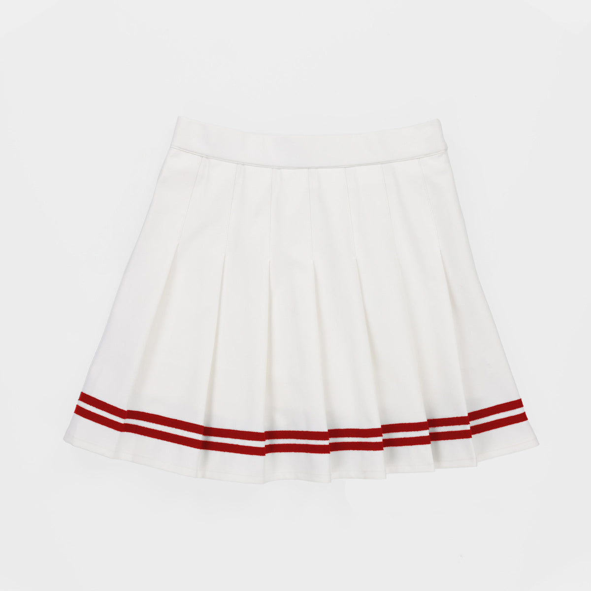 Ribbon Pleated Skirt