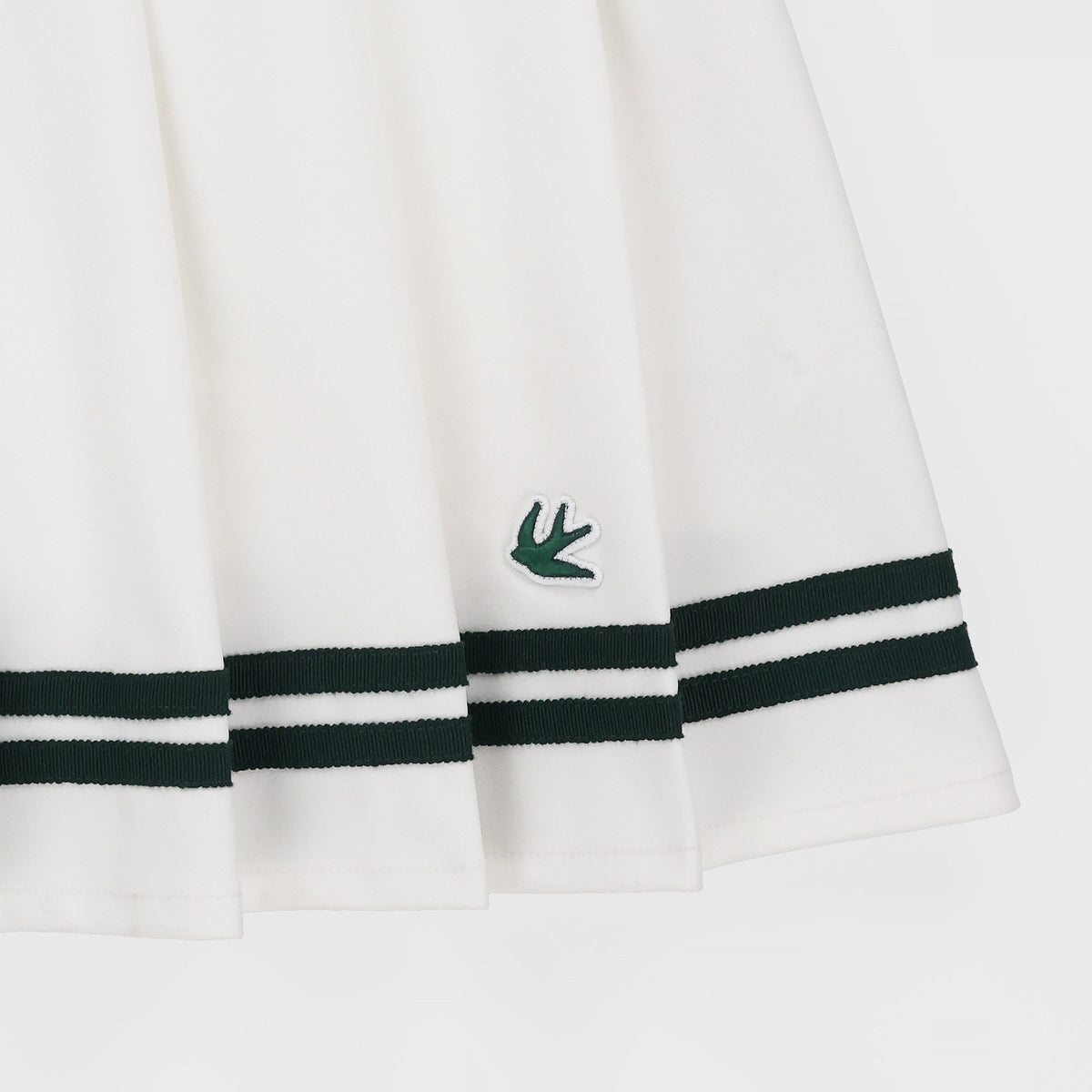 Ribbon Pleated Skirt