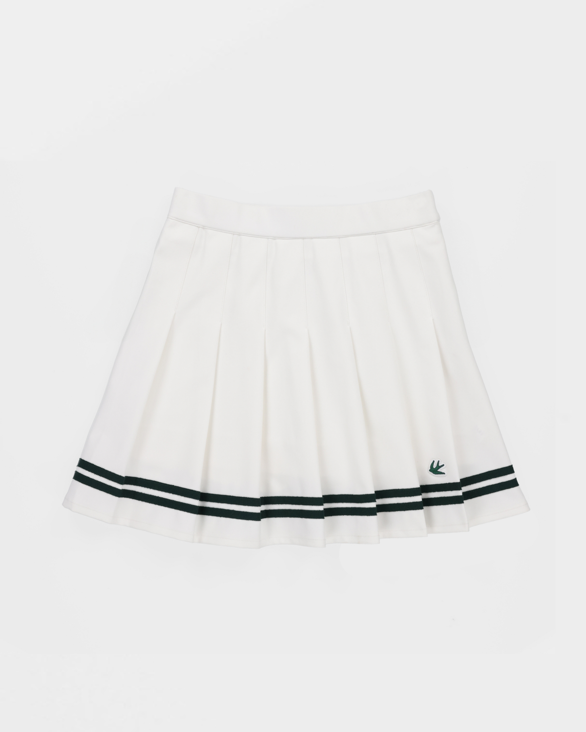 Ribbon Pleated Skirt