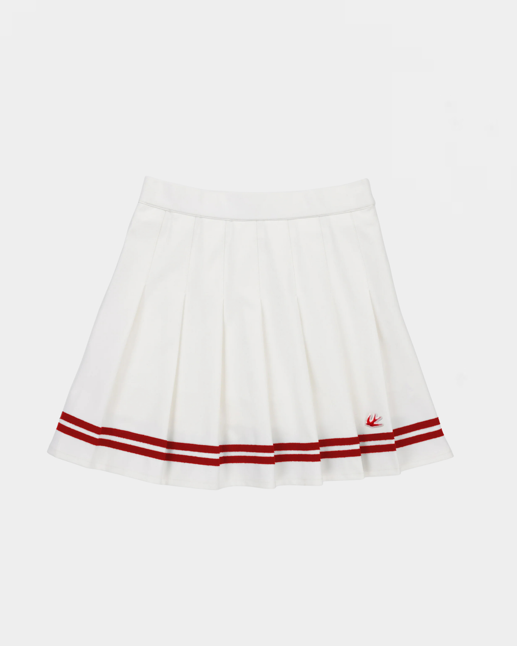 Ribbon Pleated Skirt