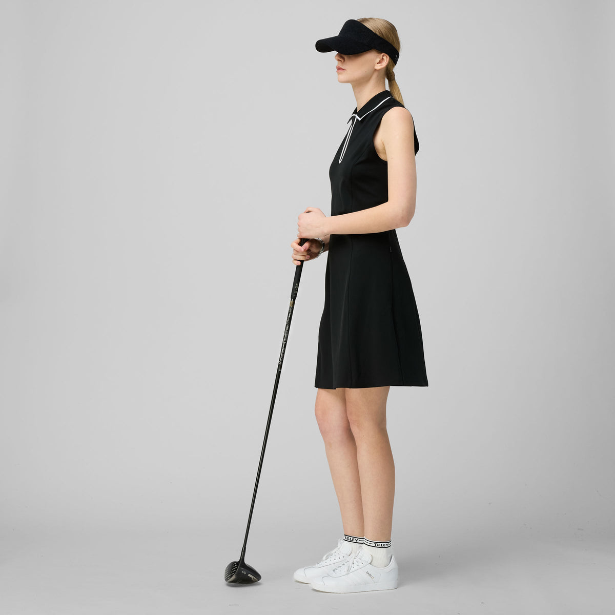 Quarter Zip Polo Dress