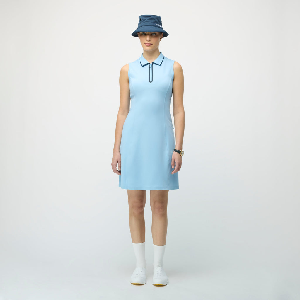 Quarter Zip Polo Dress