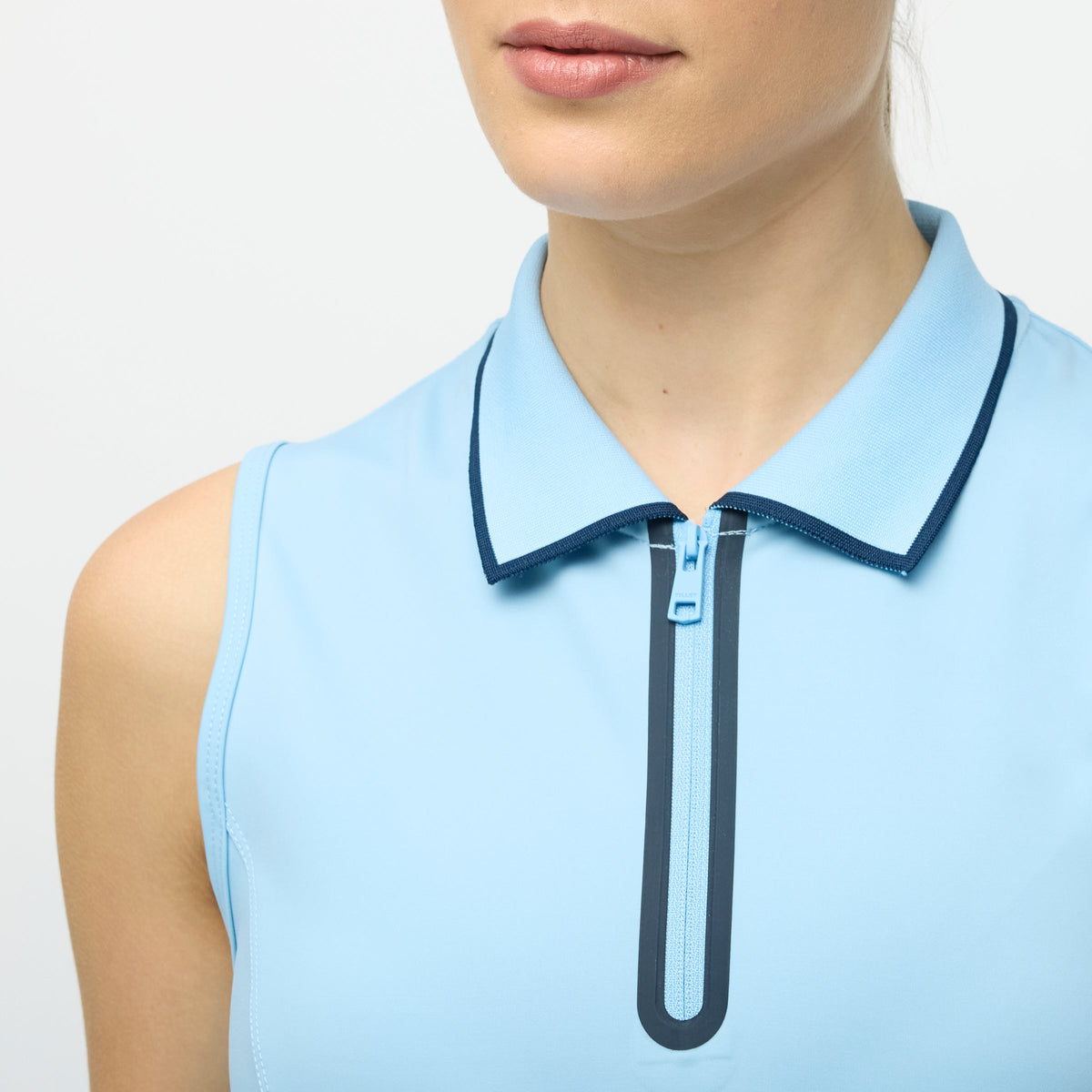 Quarter Zip Polo Dress