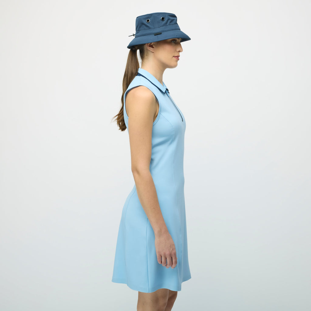 Quarter Zip Polo Dress