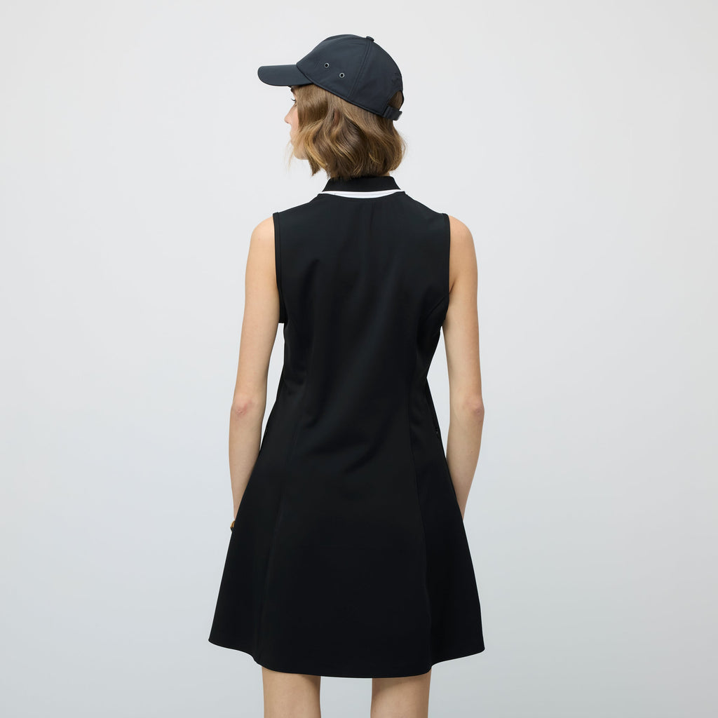 Quarter Zip Polo Dress