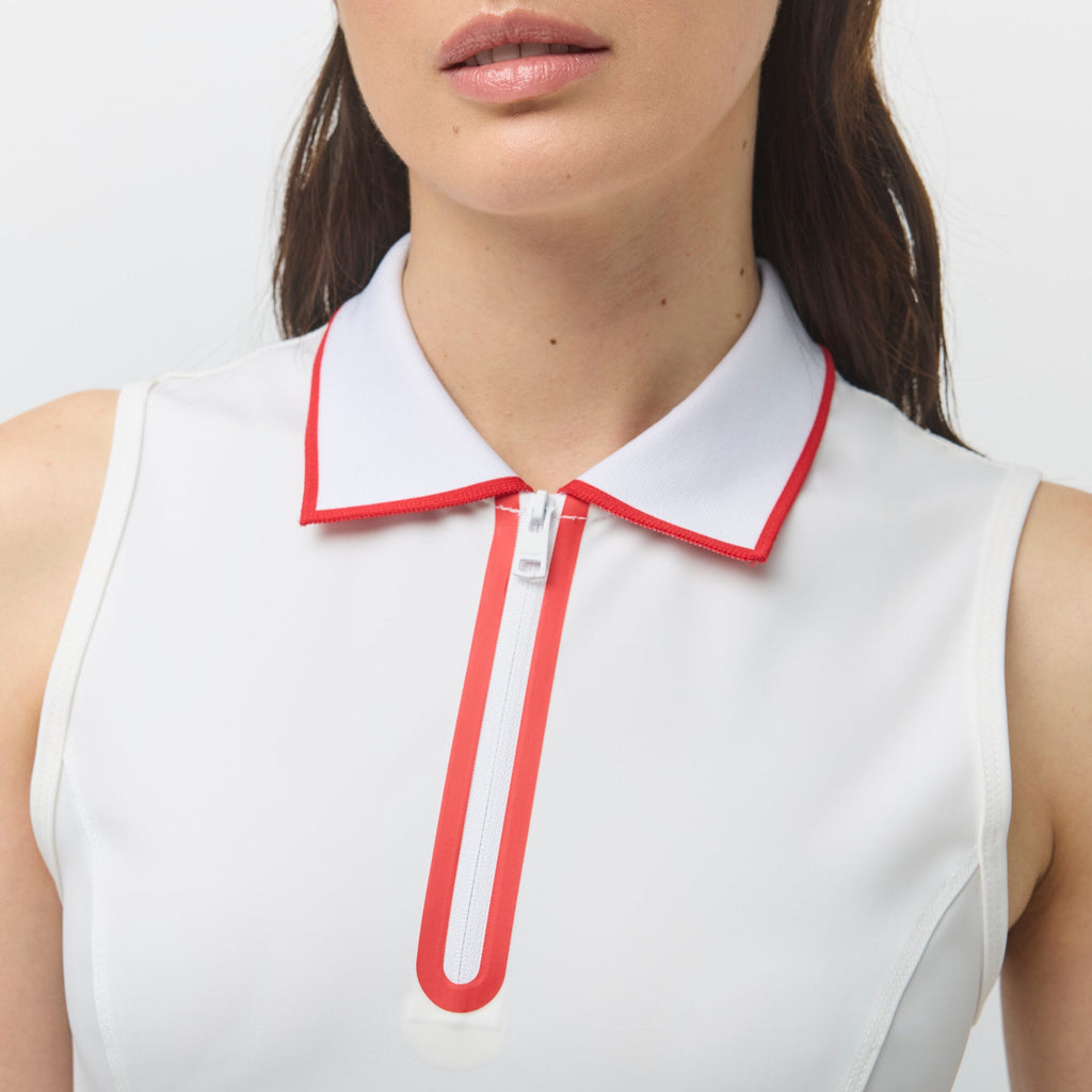 Quarter Zip Polo Dress