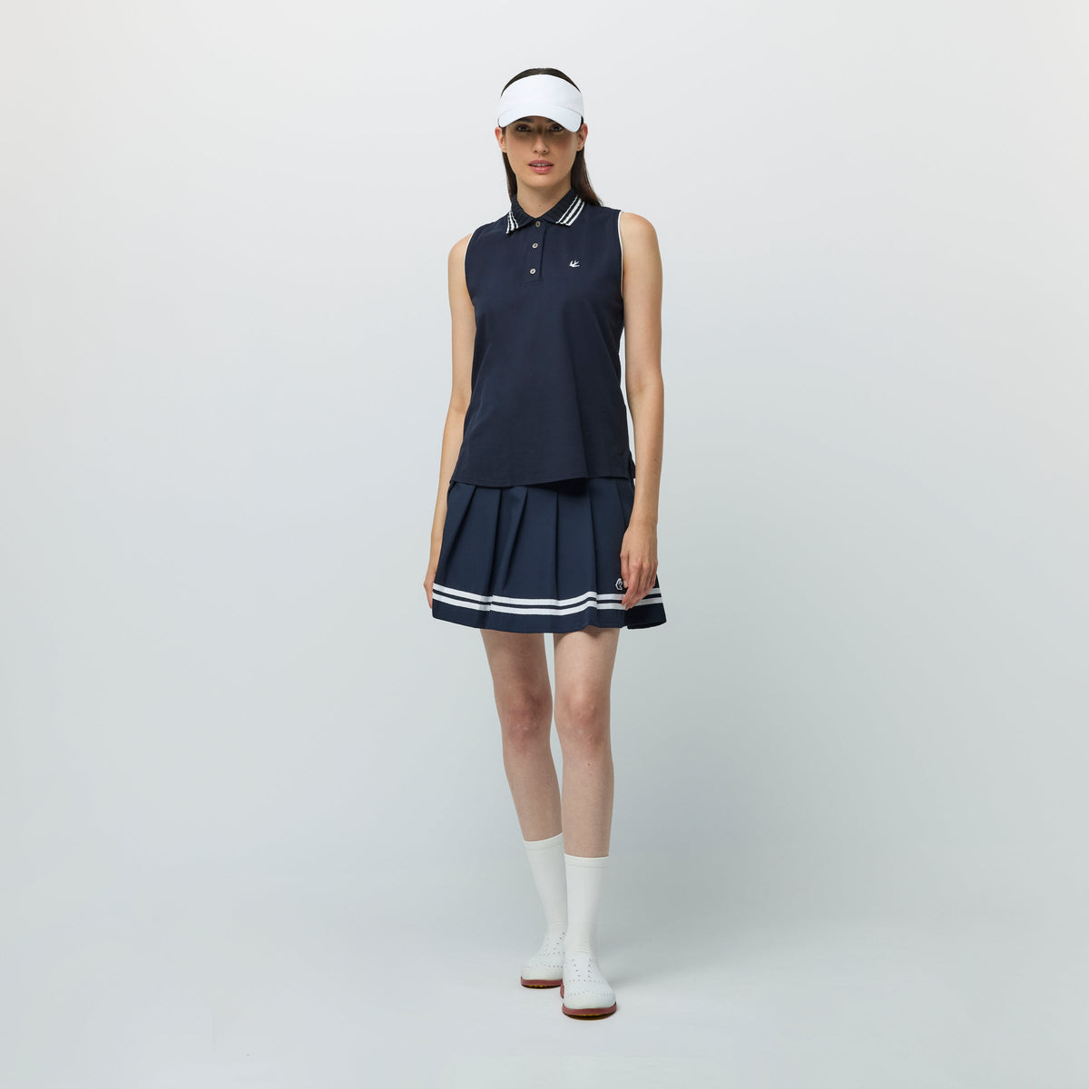 Supima Pique Sleeveless Polo
