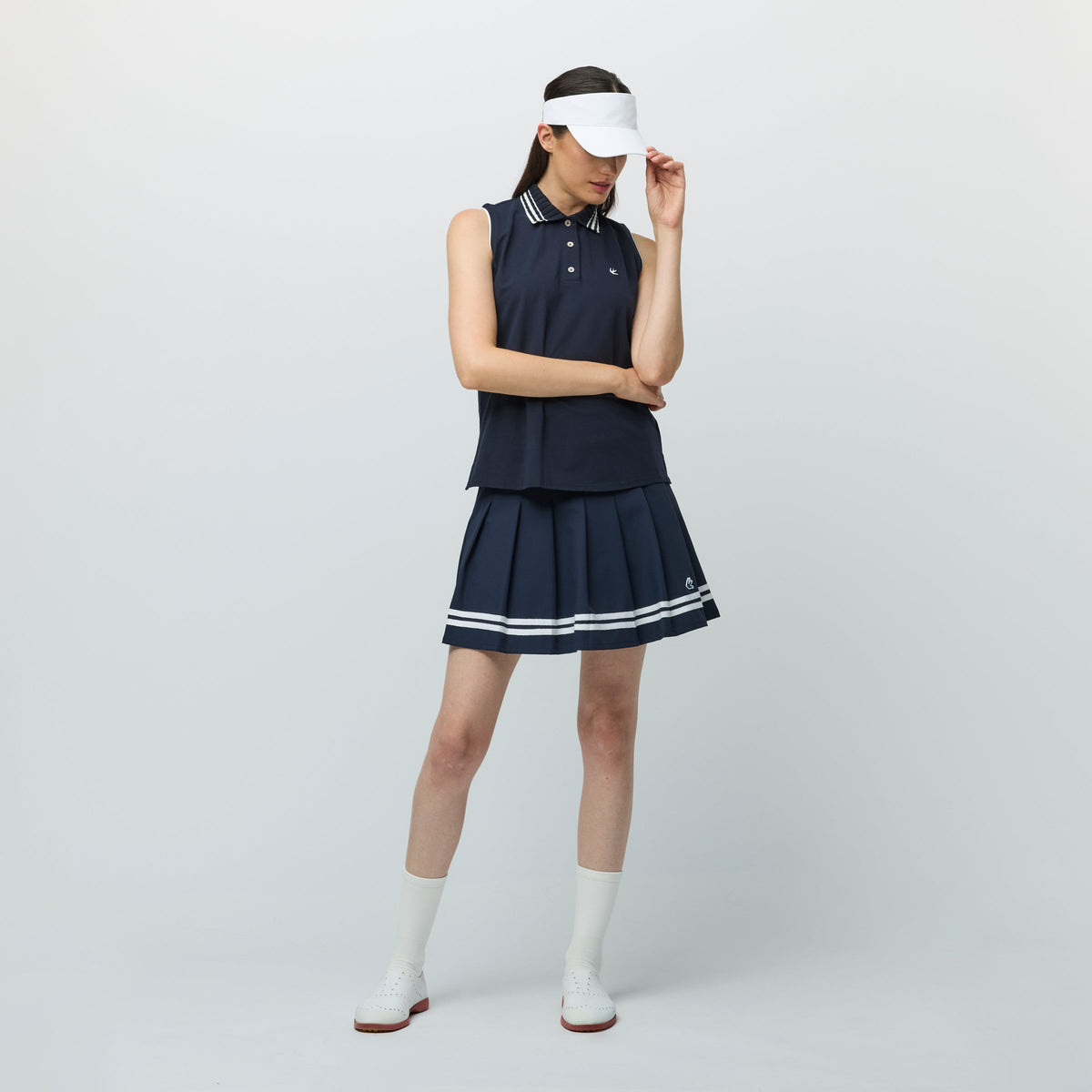 Supima Pique Sleeveless Polo